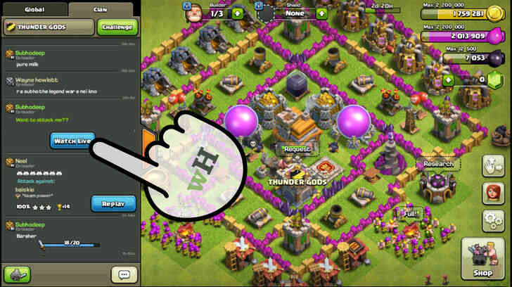Image intitulee Defi Amical dans Clash Of Clans8 p1